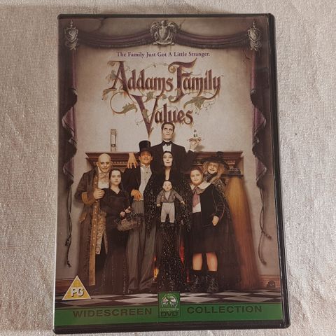 Addams Family Values DVD ripefri norsk tekst