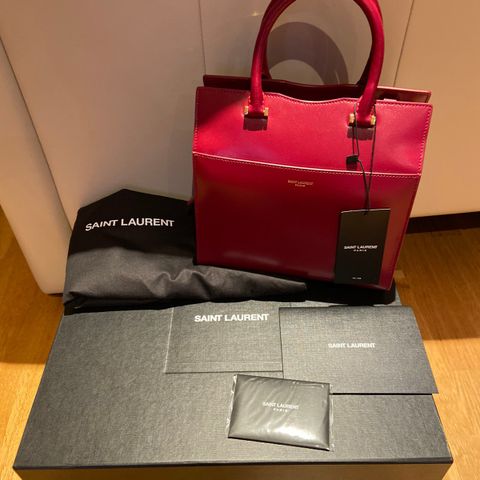 Ny burgunder Saint Laurent Uptown bag