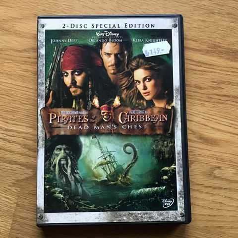 Pirates of The Caribbean Dvd