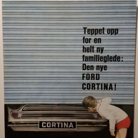 FORD CORTINA MK 1 -brosjyre.