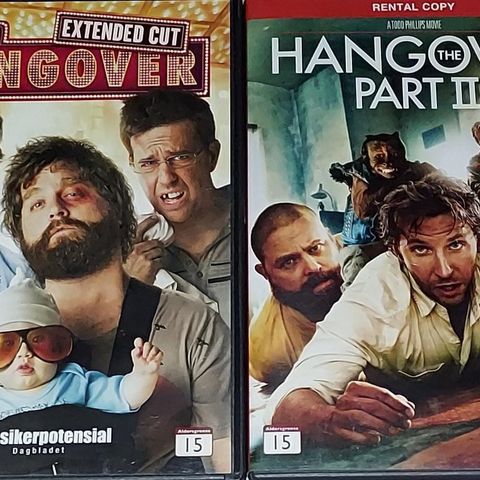 3 DVD.THE HANGOVERMOVIES.