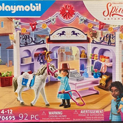 PLAYMOBIL Spirit hestebutikk, pent brukt