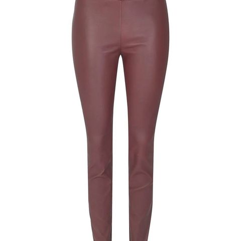 Ny Hust Collection skinn pants Burgundy str xs