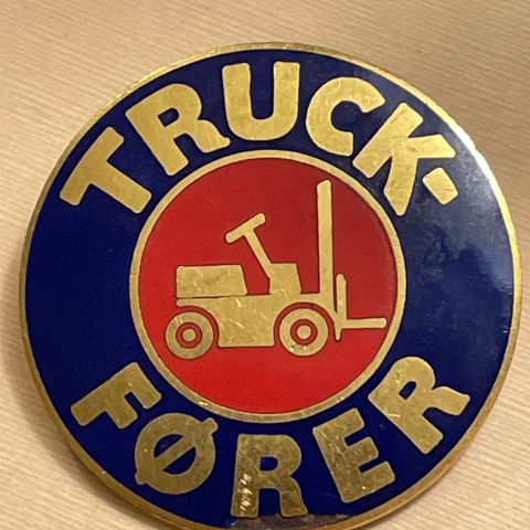 Truckfører Truck-fører stort nålemerke