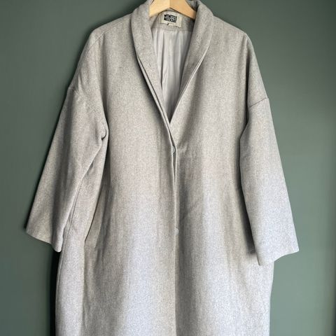 Ullkåpe oversized