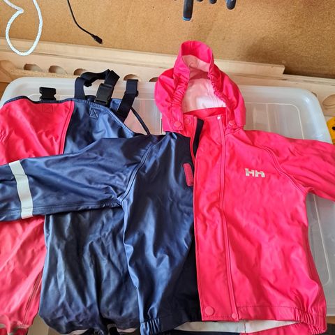 Helly Hansen regnsett str 92