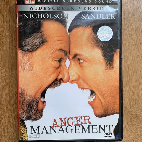 Anger Managment, DVD.