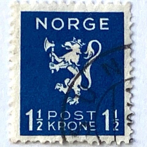 Norge 1940 Kronemerker Løve NK 230 Stemplet
