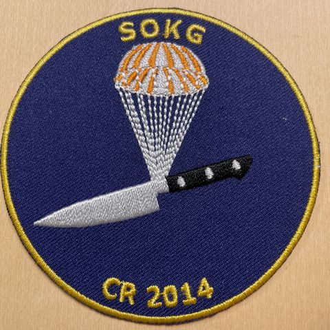 Ramsund orlogsstasjon Sjøforsvaret SOKG CR 2014 tøymerke