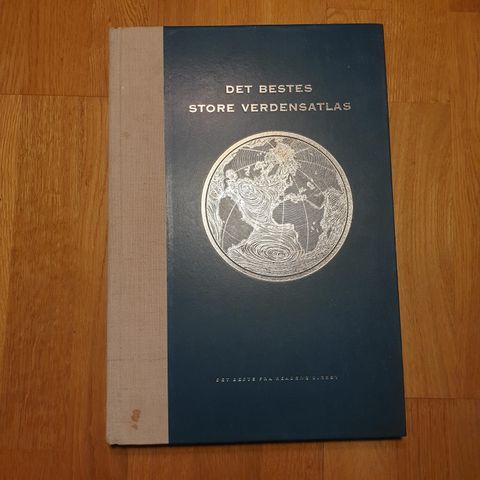 60 år gammelt vintage Atlas - Det bestes store verdensatlas