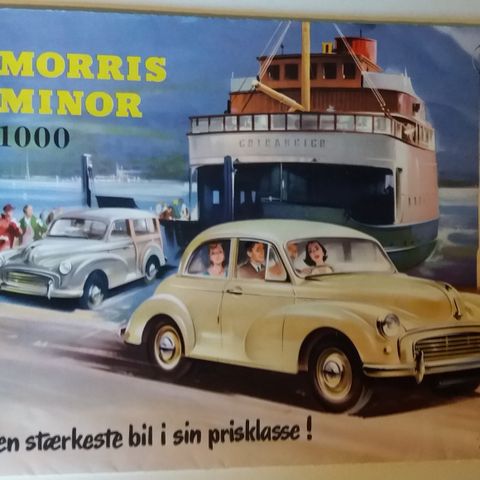 MORRIS MINOR 1000 -brosjyre.