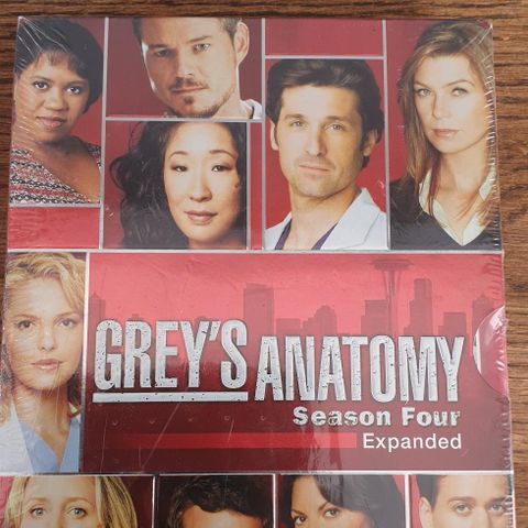 DVD Grey's Anatomy season four expanded (uåpnet)