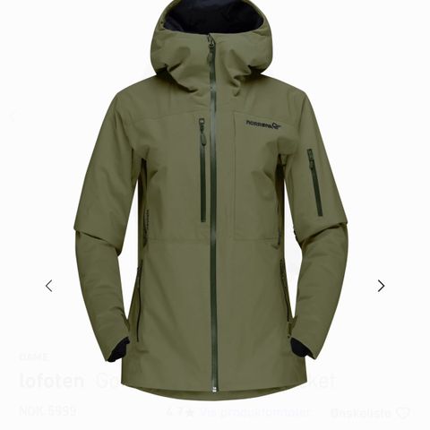 Norrøna Lofoten Goretex Insulated Jacket W