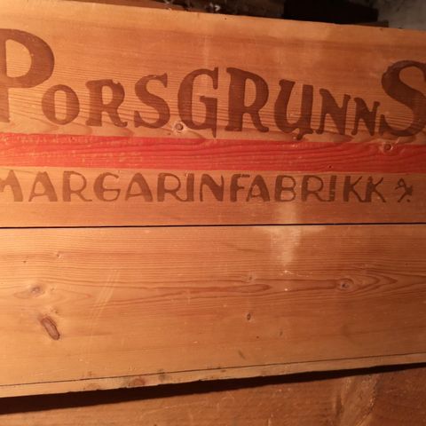 Porsgrunns Margarinfabrikk as, trekasse