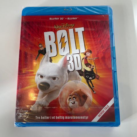 FORSEGLET! Blu-Ray - Bolt 3D