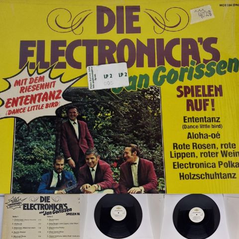 VINTAGE/RETRO LP-VINYL (ALBUM) "DIE ELECTRONICA'S UND - JAN GORISSEN SPIELEN"