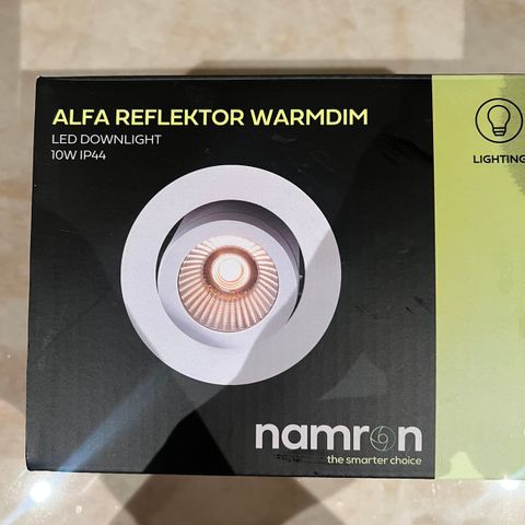 Namron Alfa Reflektor Warmdim Downlight