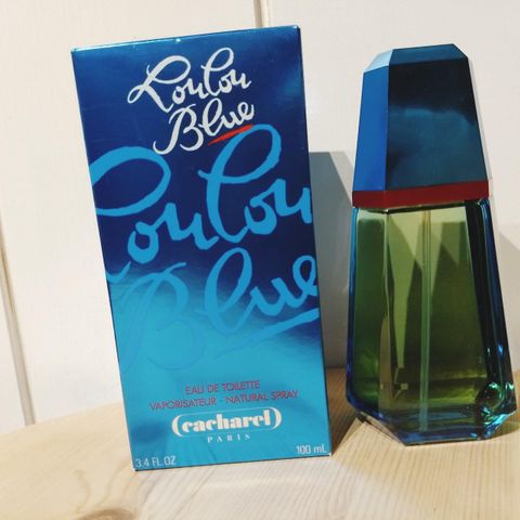 Sjelden Vintage Parfyme! Lou Lou Blue - Eau De Toilette - Cacharel Paris (100ml)