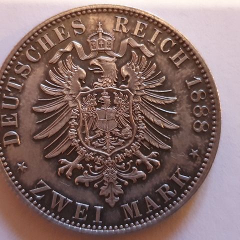 2 Mark Preussen 1888