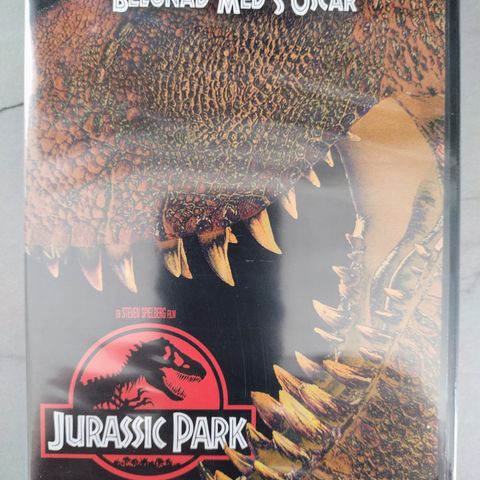 Dvd. Jurassic Park. Norsk tekst. Ny i plast.