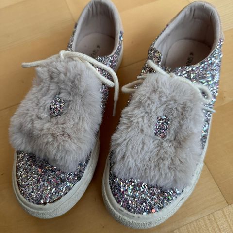 Glitter sneakers, str 35