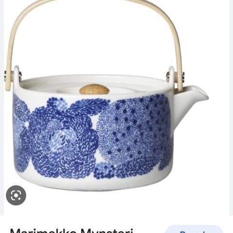 Marimekko tekanne ønskes kjøpt