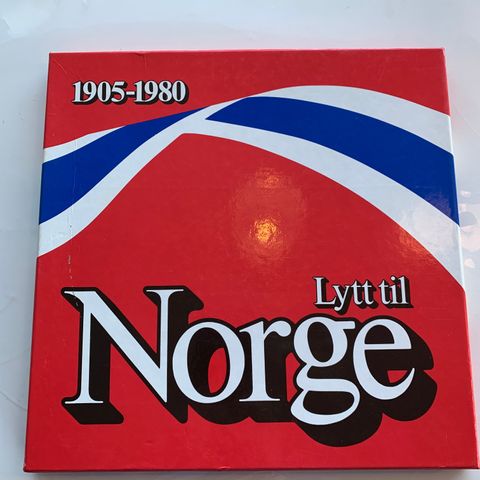 Lytt til Norge 5stk LP, 10 klistremerker fra Dnc.