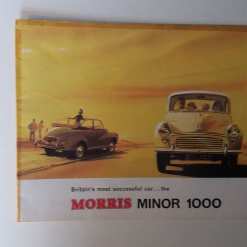 MORRIS MINOR 1000 -brosjyre.