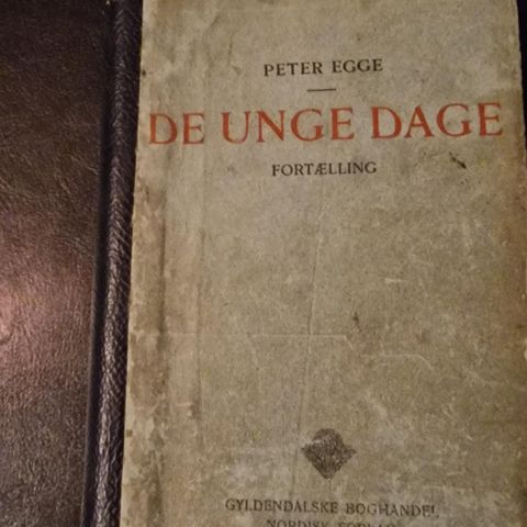 DE UNGE DAGE - PETTER EGGE