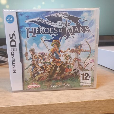 Heroes of Mana til Nintendo DS. Uåpnet versjon.