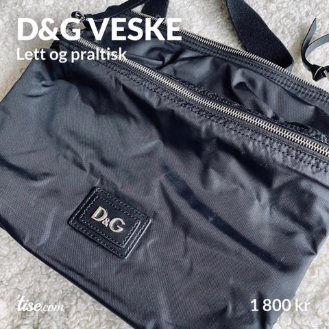 D&G veske - lett og praktisk!