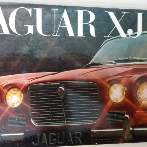 JAGUAR XJ6 Serie 1 -brosjyre.