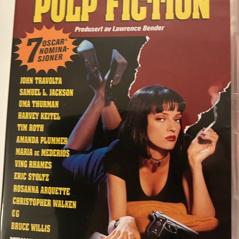 dvd film Pulp Fiction regi Quintin Tarantino