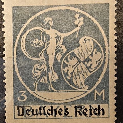 TYSKLAND: Das Reich, 1920,  AFA 135, hengsla / T1-123 .x