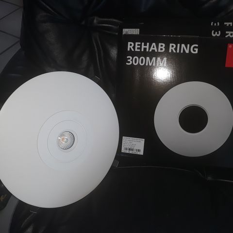 SG Rehab ringer 300mm -for nye LED spot og downlight -i gamle store hull.