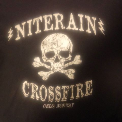 T-skjorte NITERAIN CROSSFIRE Oslo, Norway (t-shirt) Svart