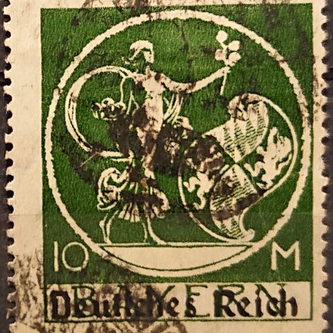 TYSKLAND: Das Reich, 1920,  AFA 138, stempla / T1-128  .x