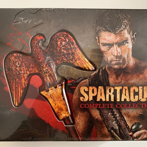 Spartacus komplett serie i spesiell utgave samleboks (ny i plast), norsk tekst