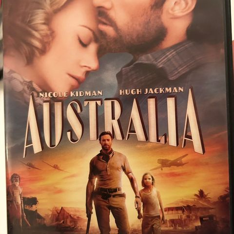 dvd film Australia med Hugh Jackman og Nicole Kidman