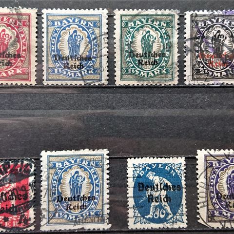 TYSKLAND: Das Reich, Lot 1920, stempla / T1-335  x..