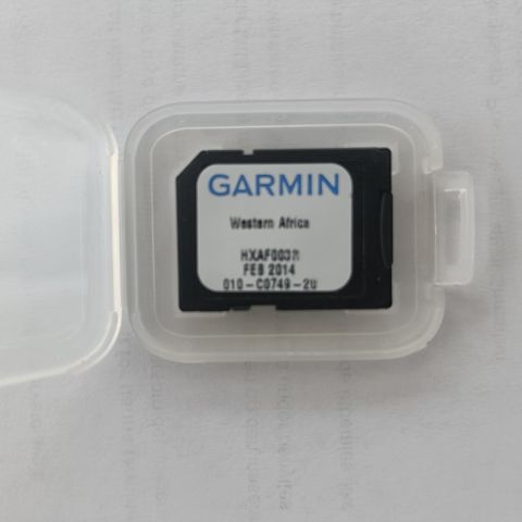 Garmin kartbrikke vest Afrika