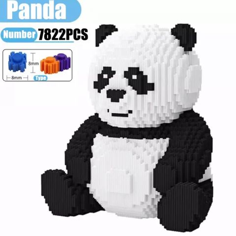 Panda 3D modell. 7822 klosser!