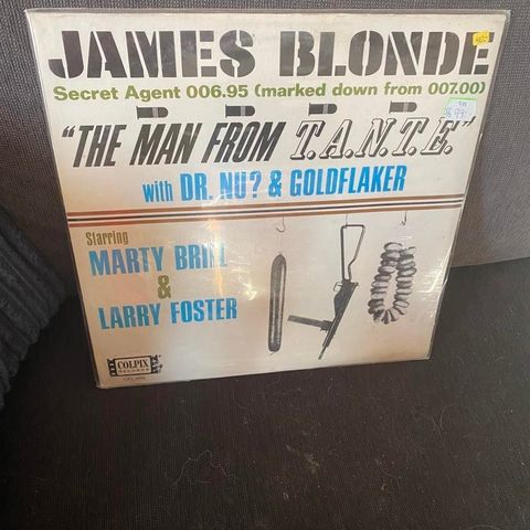 VINYL: JAMES BOND PARODI: JAMES BLONDE SECRET AGENT 006.95