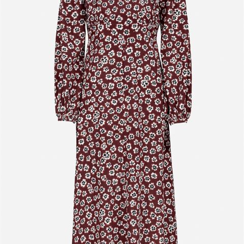 Pia Tjelta Addison Midi Dress in Fleur Rouge