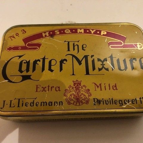 J L Tiedemanns Tobaksfabrikk The Carter Mixture Extra Mild No 3