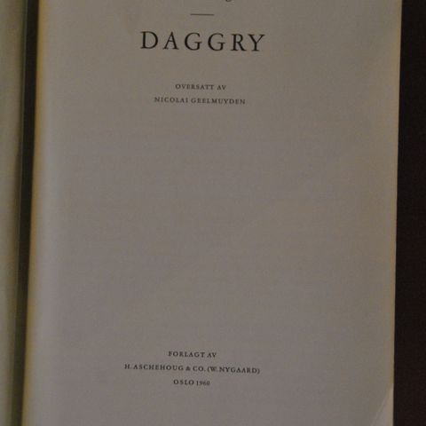 Daggry: Frank G Slaughter