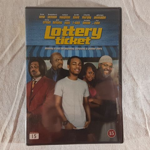 Lottery ticket DVD ny forseglet med norsk tekst