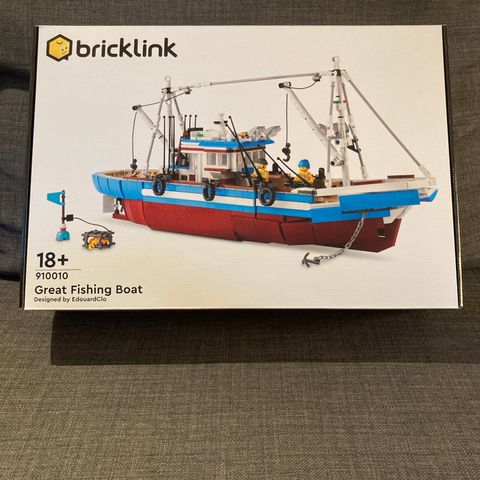 Uåpnet Lego Great Fishing Boat - 910010