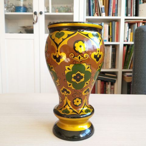 Vintage USSR vase i tre