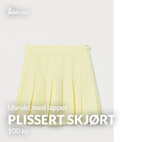 Skjørt - H&M - ubrukt